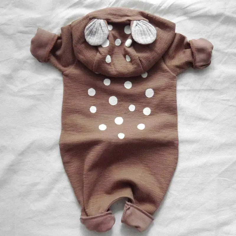 Baby Deer Hooded Onesie