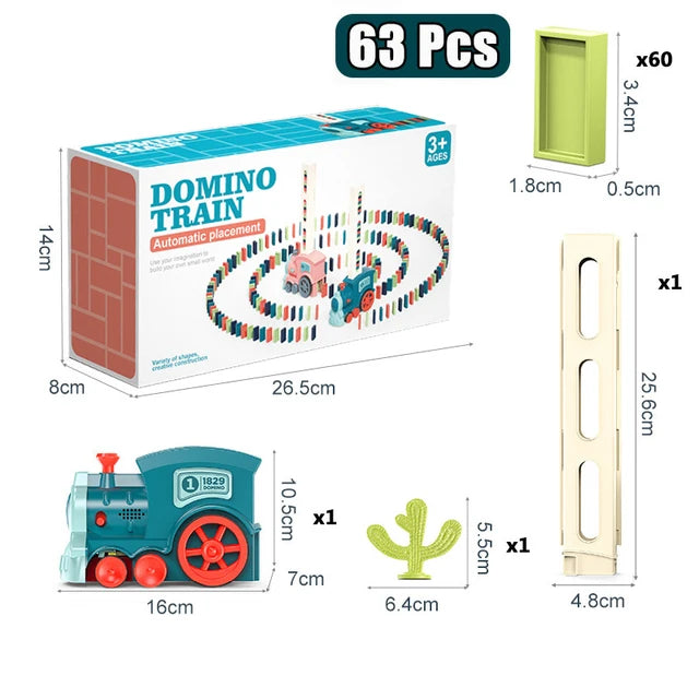 Kids Automatic Domino Train toy