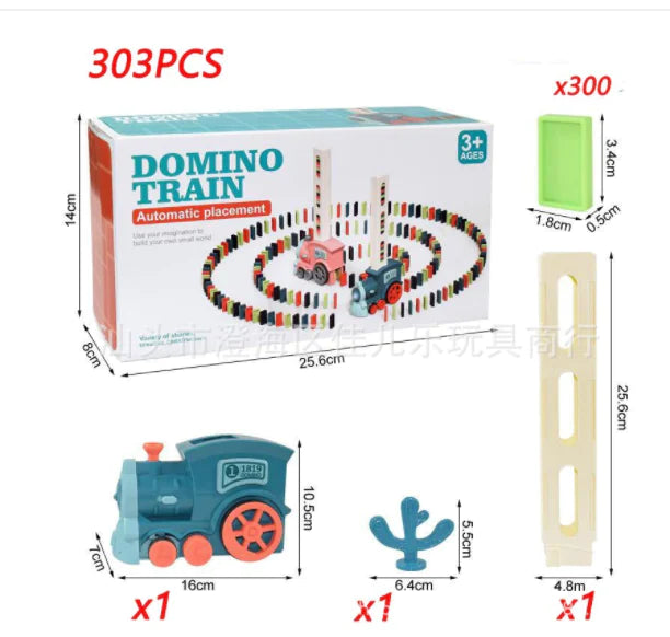 Kids Automatic Domino Train toy