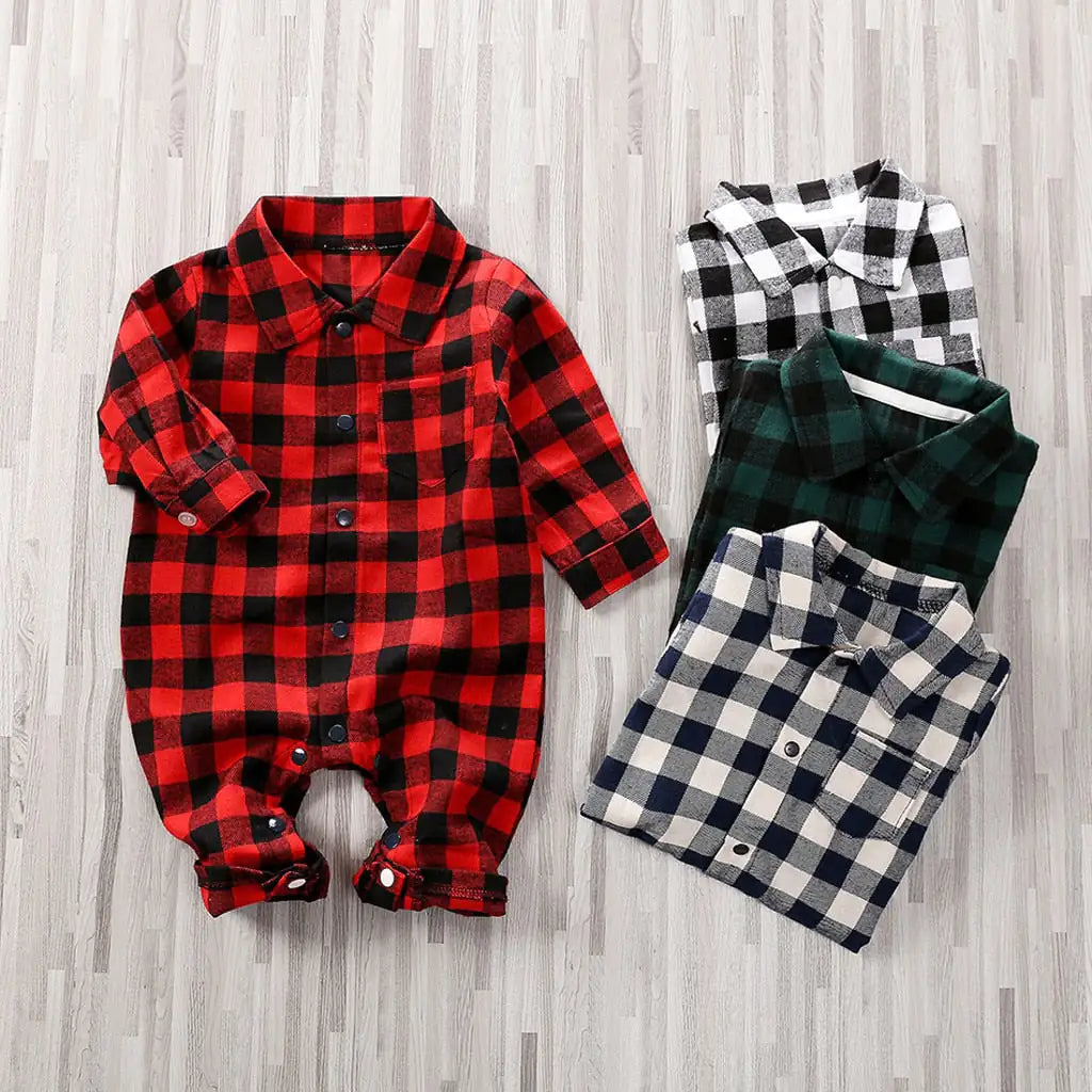 Baby Plaid Onesie