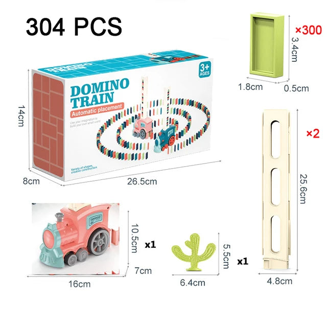 Kids Automatic Domino Train toy