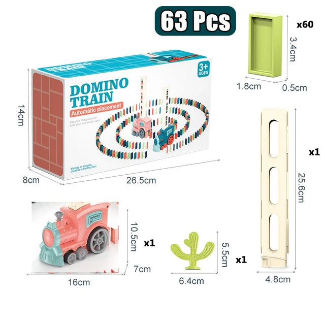 Kids Automatic Domino Train toy