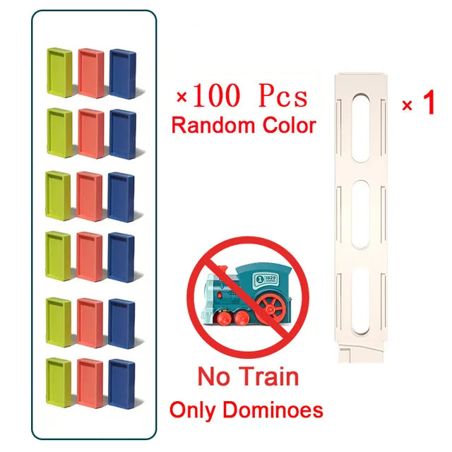 Kids Automatic Domino Train toy